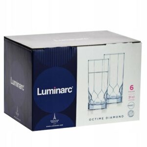 Coffret de 6 Verres à Eau 31cl Octime Diamond - LUMINARC
