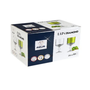 Lot De 6 Coupes Lux Diamond 28 cl