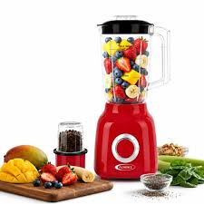 Florence Blender Multifonction 2 en 1 1000W – Bol 1.5L avec Moulin à Épices